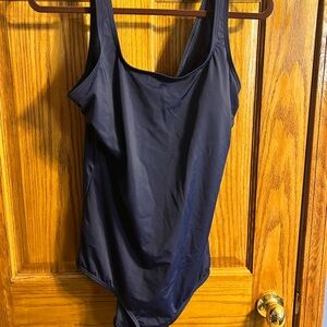 Lands' End 16 Long Navy One Piece